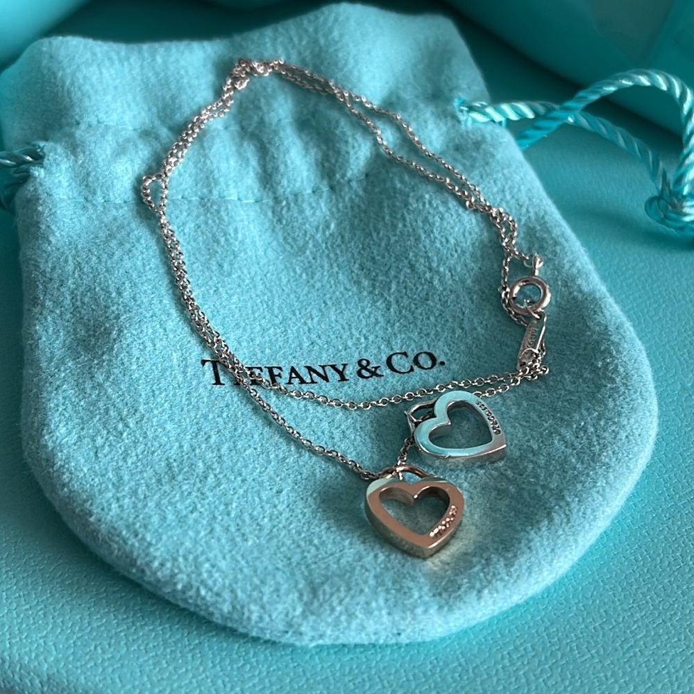 Tiffany & Co. double heart necklace - Picture 6 of 16